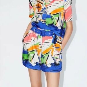 Zara women's high-waisted shorts